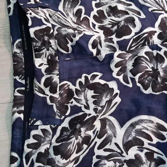 S maxmara floral linen mix panta - Picture 2 of 3